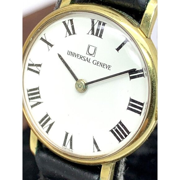 Universal Geneve Women\'s Watch 1970\'S Vintage Swiss Wind White Dial 25mm… main image 8